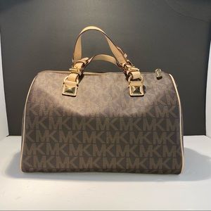 Michael Kors signature monogram speedy bag
